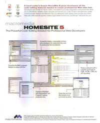 Macromedia Homesite 5 w/ Manual