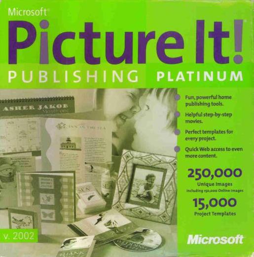 Microsoft Picture It! Publishing 2002 Platinum