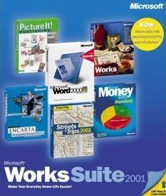 Microsoft Works Suite 2001 w/ Manual