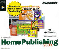 Microsoft Home Publishing 2000 w/ Manual