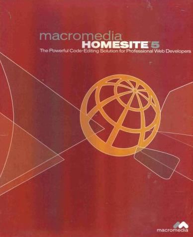 Macromedia Homesite 5 w/ Manual