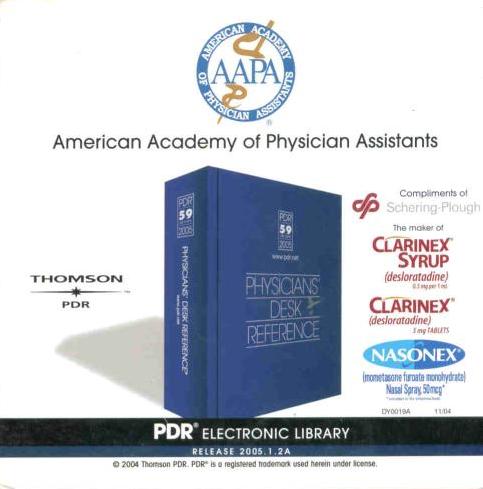 PDR Electronic Library 2005