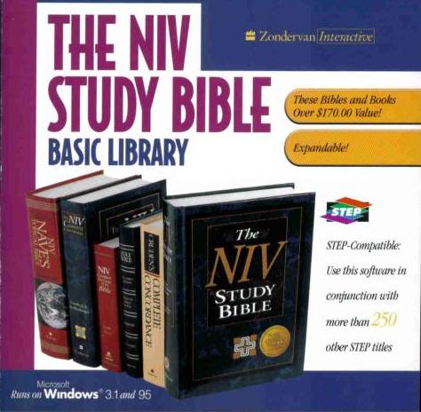 The NIV Study Bible: Basic Library w/ Manual