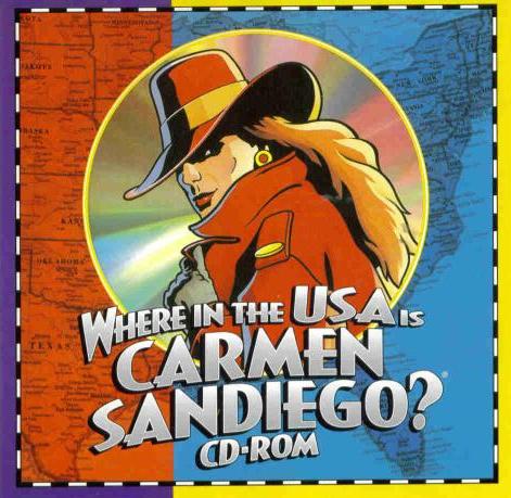 Where in the USA Is Carmen Sandiego? 1995 w/ Manual