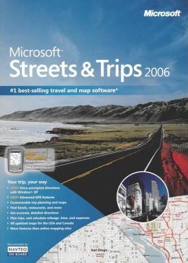 Microsoft Streets & Trips 2006 w/ Manual