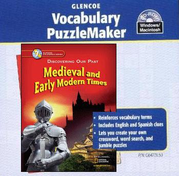 Glencoe Social Studies: Discovering Our Past Vocabulary Puzzlemaker