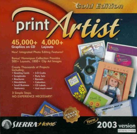 Print Artist 2003 Gold